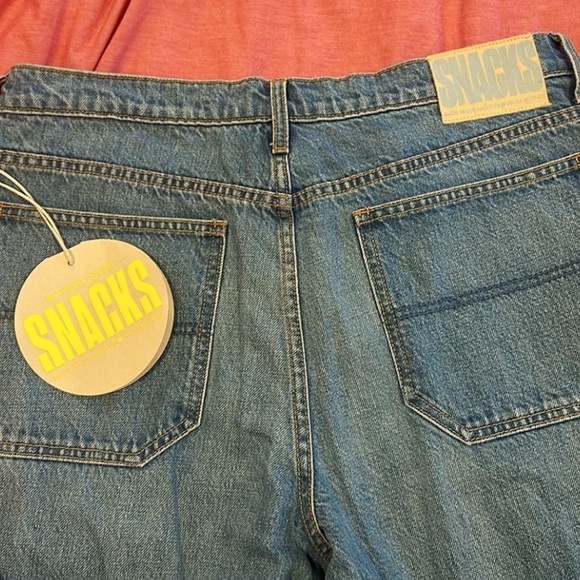 NWT MOTHER DENIM SNACKS THE FUN DIP UTILITY PUDDLE - Picture 9 of 14